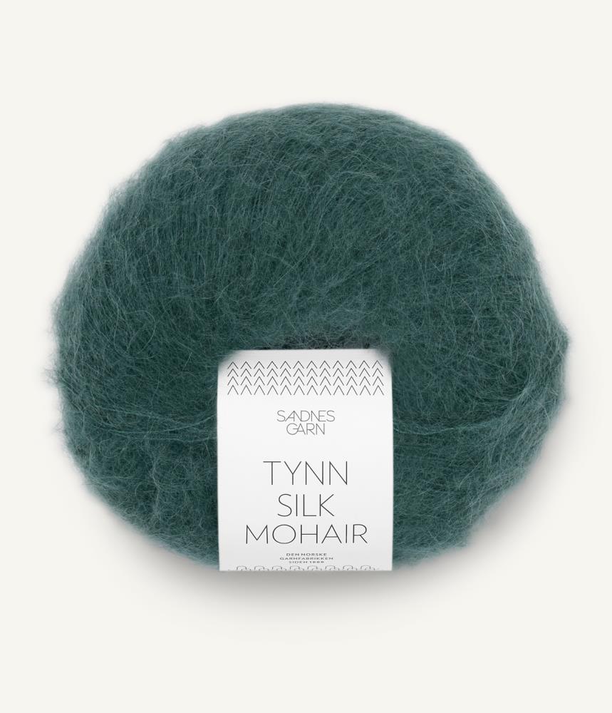 Tynn Silk Mohair dark petrol