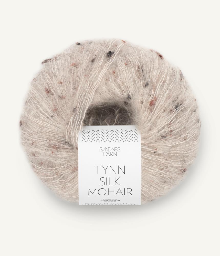 Tynn Silk Mohair grey tweed