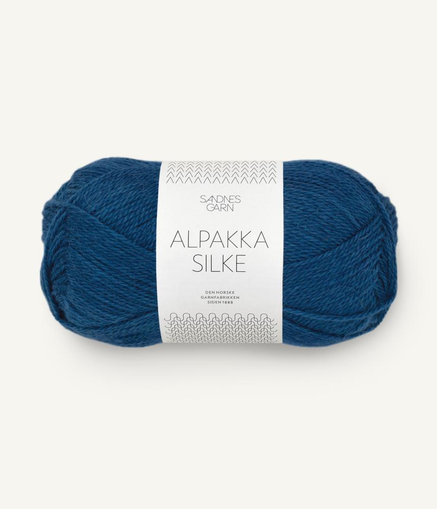 Alpakka Silke dark blue