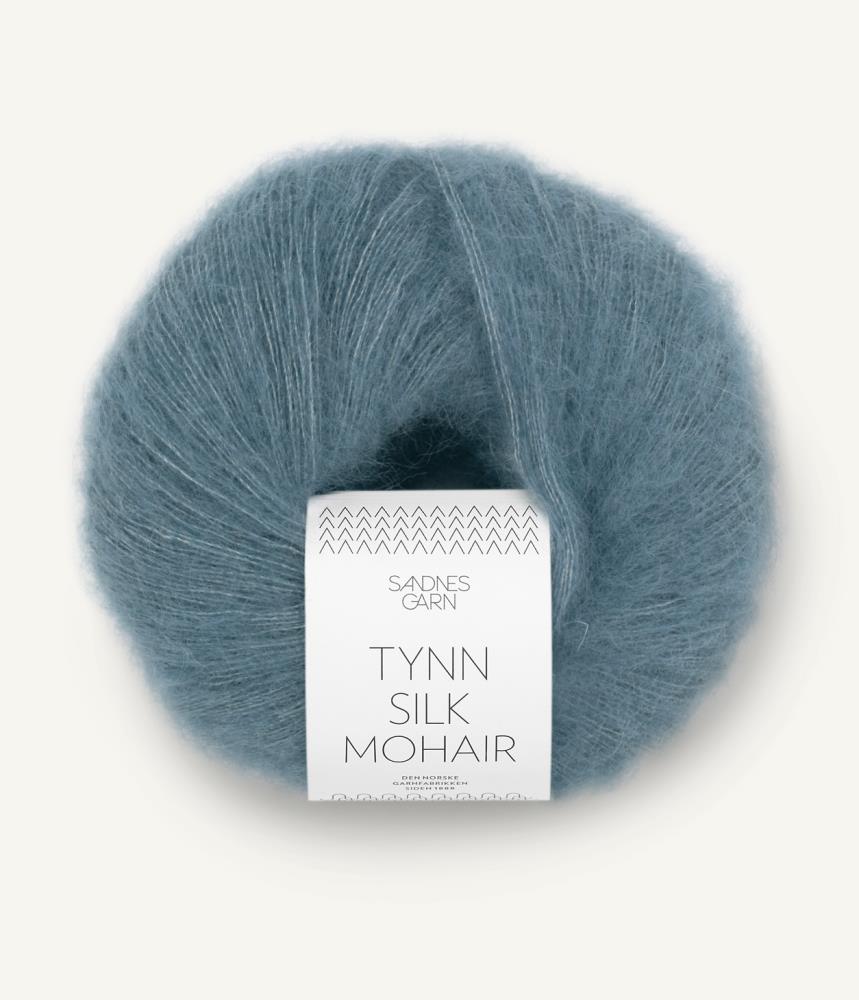 Tynn Silk Mohair helles blaugrau