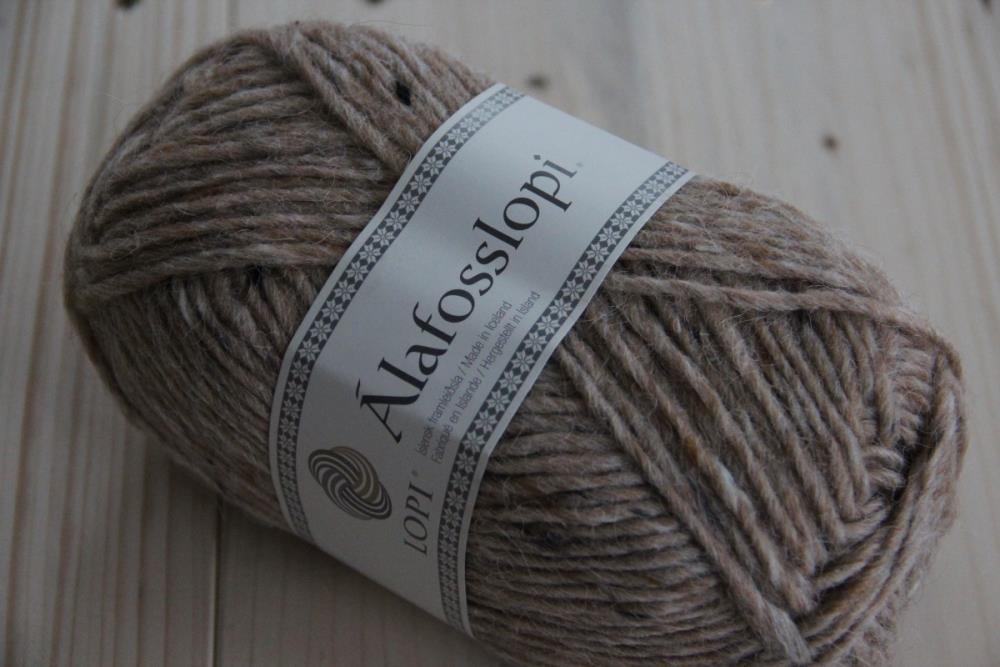 Alafosslopi hellbeige Tweed