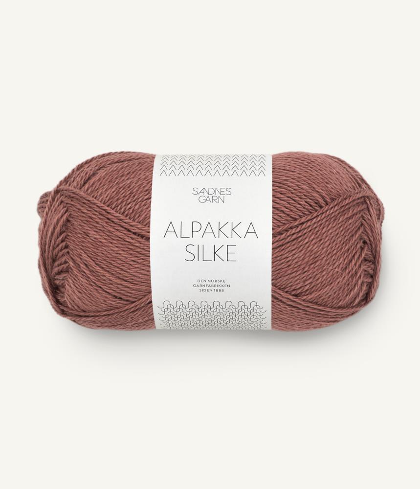 Alpakka Silke plum pink