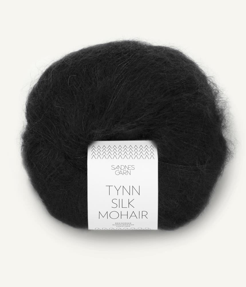 Tynn Silk Mohair black