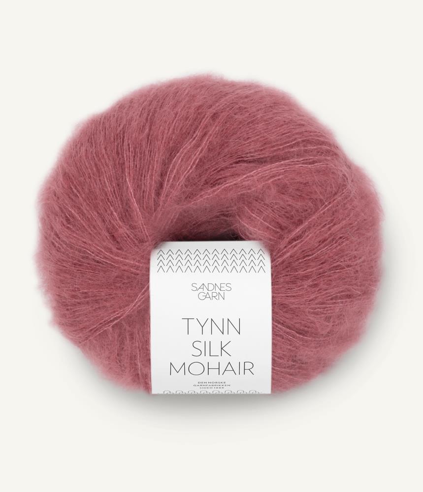 Tynn Silk Mohair altrosa